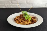 Fettucini with Minced Lamb
