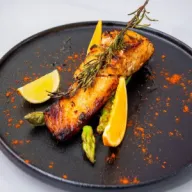 Grilled salmon