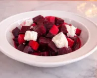 Beetroot feta salad