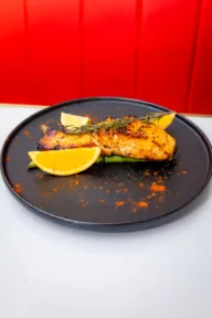 Grilled salmon