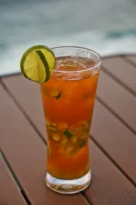 Passionfruit ice tea