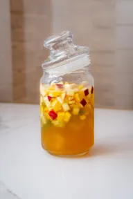 Peach ice tea