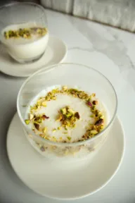 Milk and rice pudding (Palestinian bondibai)