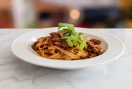 Fettucini with Minced Lamb