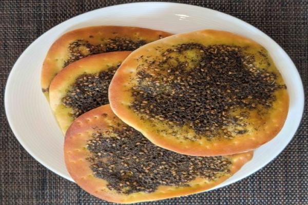 Manakeesh with Za'atar