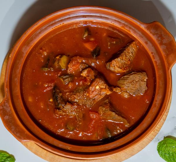 Okra with Lamb