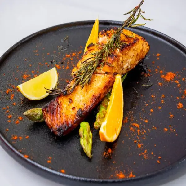 Grilled salmon